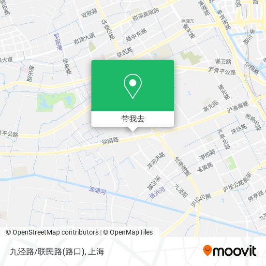 九泾路/联民路(路口)地图