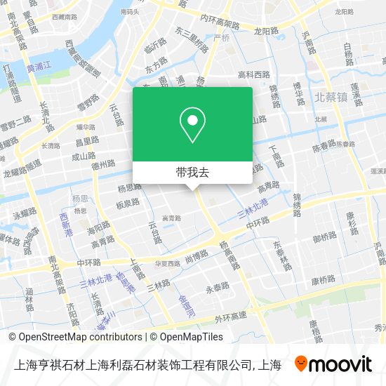 上海亨祺石材上海利磊石材装饰工程有限公司地图