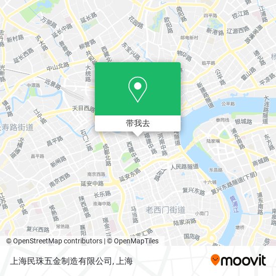 上海民珠五金制造有限公司地图