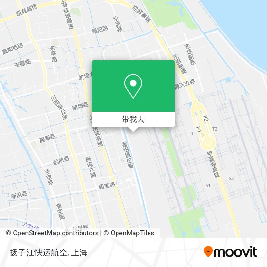 扬子江快运航空地图