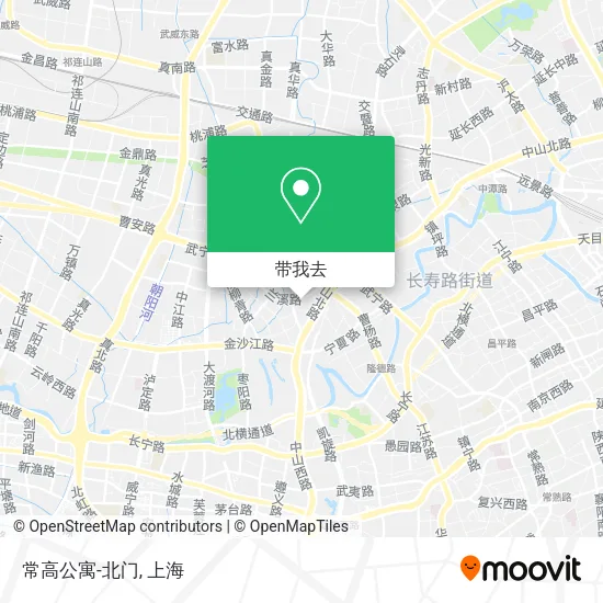 常高公寓-北门地图