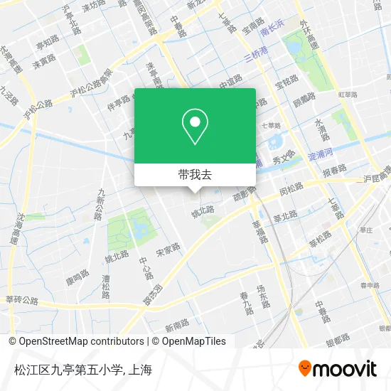 松江区九亭第五小学地图