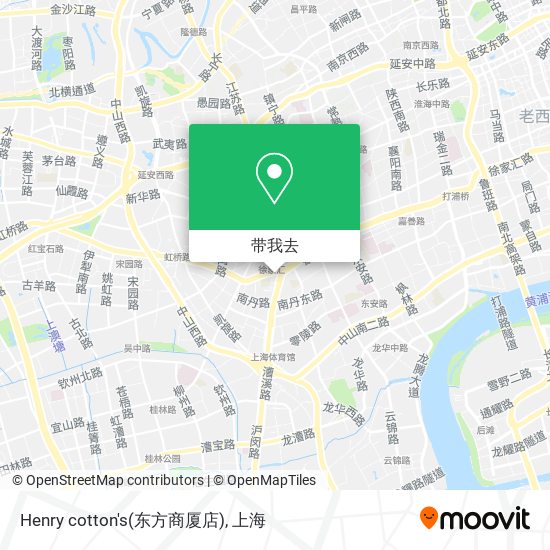 Henry cotton's(东方商厦店)地图