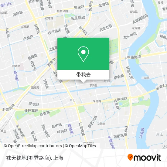袜天袜地(罗秀路店)地图