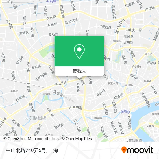 中山北路740弄5号地图