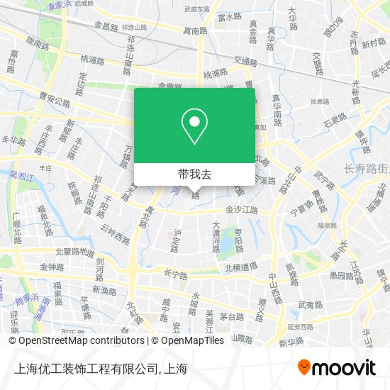 上海优工装饰工程有限公司地图