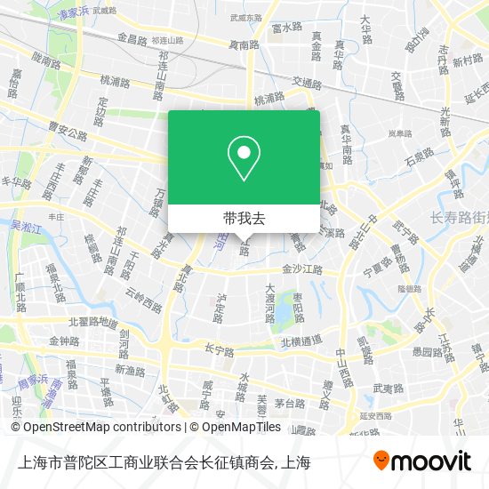 上海市普陀区工商业联合会长征镇商会地图