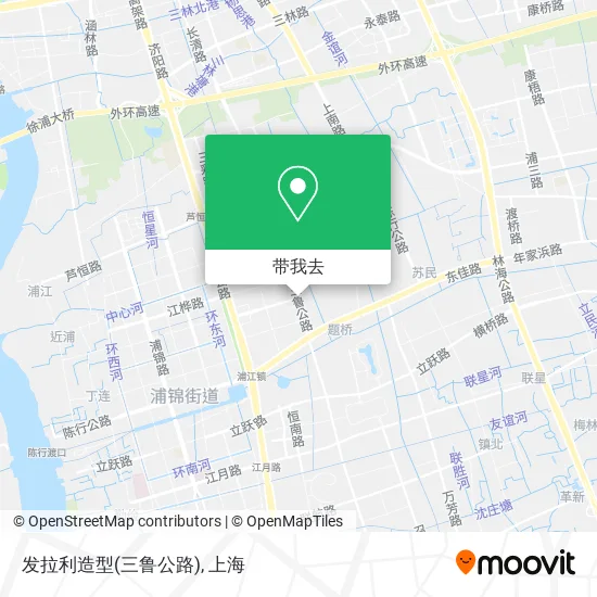 发拉利造型(三鲁公路)地图