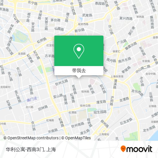 华利公寓-西南3门地图