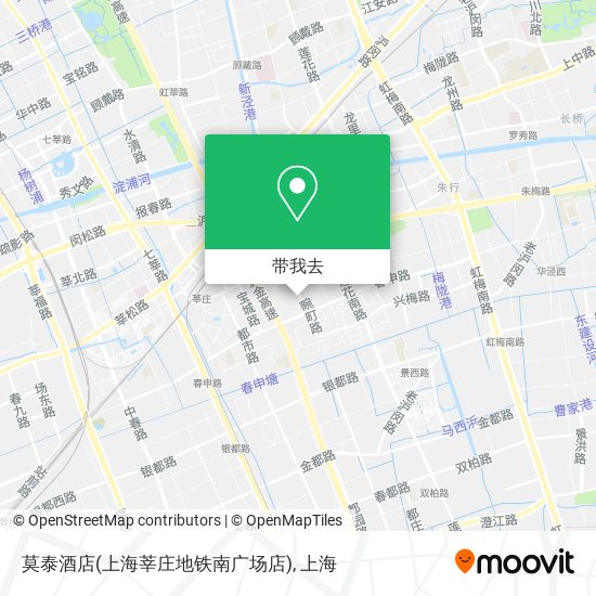 莫泰酒店(上海莘庄地铁南广场店)地图
