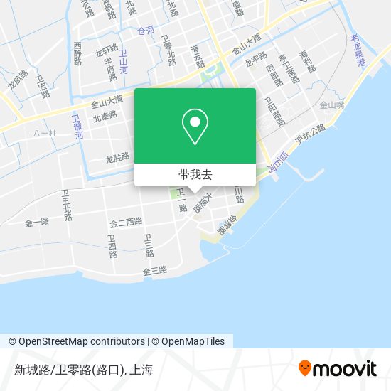 新城路/卫零路(路口)地图