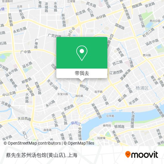 蔡先生苏州汤包馆(黄山店)地图