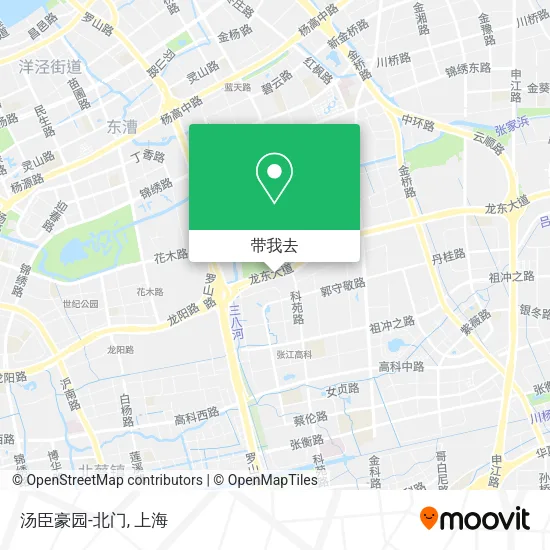 汤臣豪园-北门地图