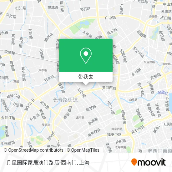 月星国际家居澳门路店-西南门地图