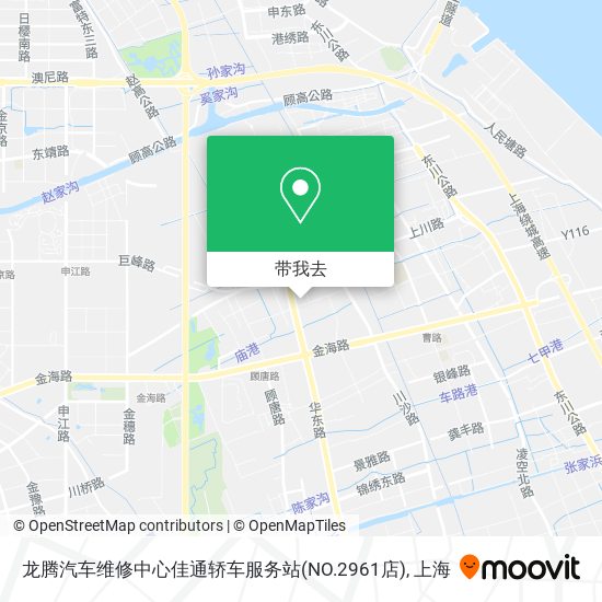 龙腾汽车维修中心佳通轿车服务站(NO.2961店)地图