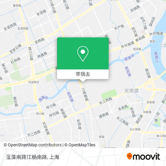蕰藻南路江杨南路地图