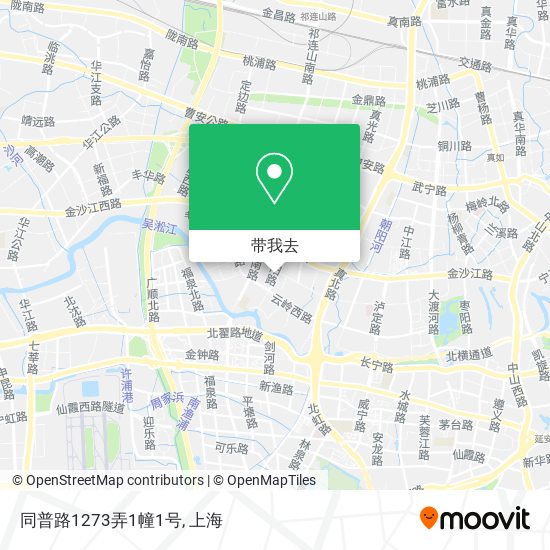 同普路1273弄1幢1号地图