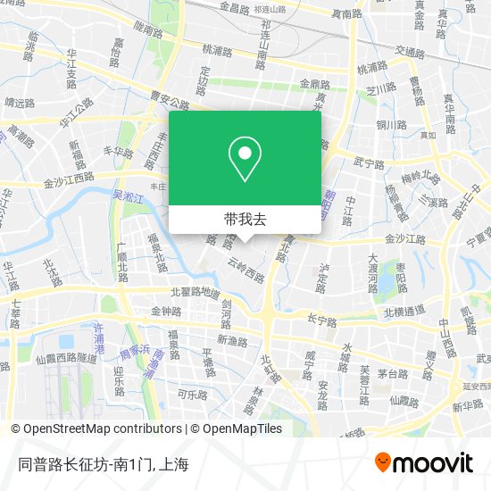 同普路长征坊-南1门地图
