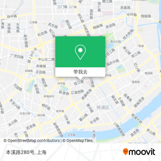 本溪路280号地图