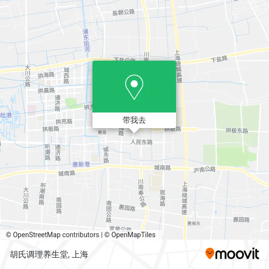 胡氏调理养生堂地图