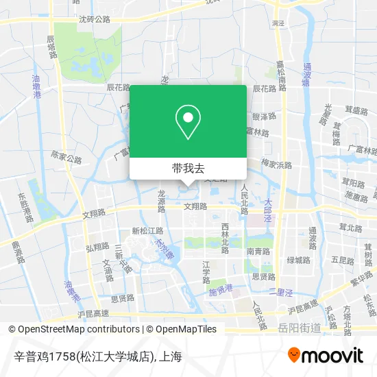 辛普鸡1758(松江大学城店)地图