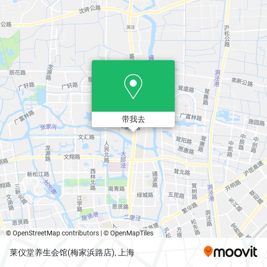 莱仪堂养生会馆(梅家浜路店)地图