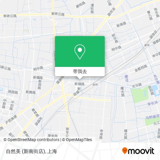 自然美 (新南街店)地图