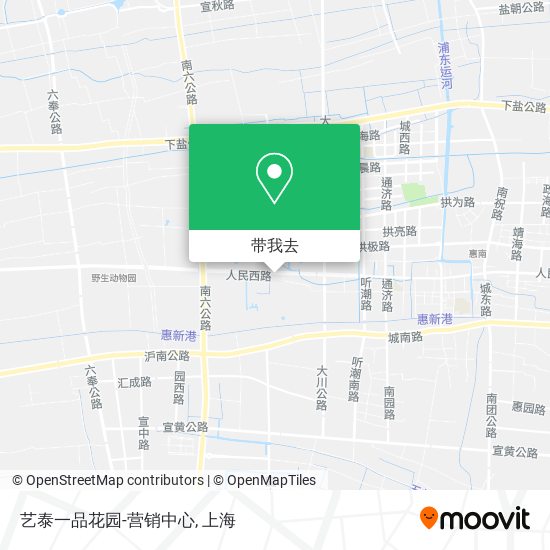 艺泰一品花园-营销中心地图