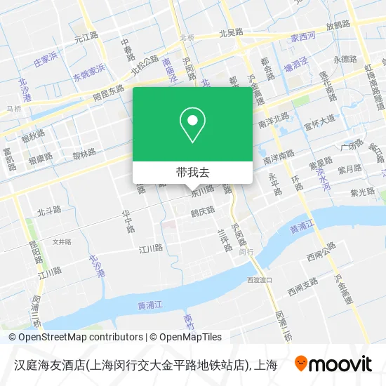 汉庭海友酒店(上海闵行交大金平路地铁站店)地图