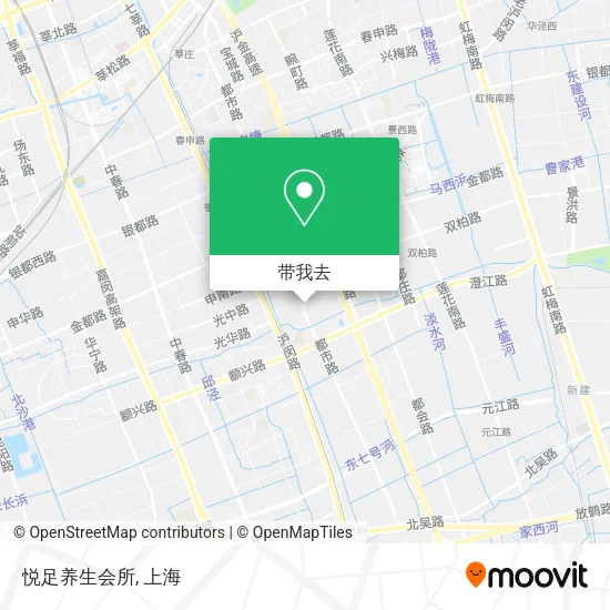 悦足养生会所地图