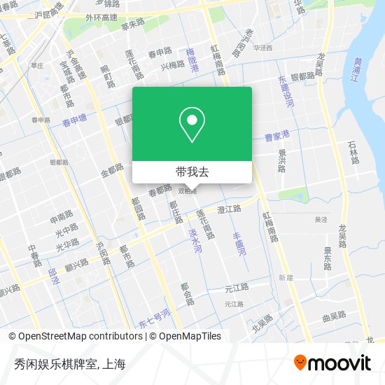 秀闲娱乐棋牌室地图