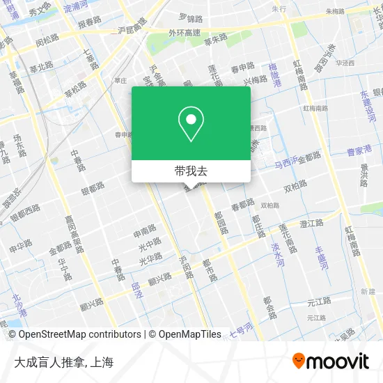 大成盲人推拿地图
