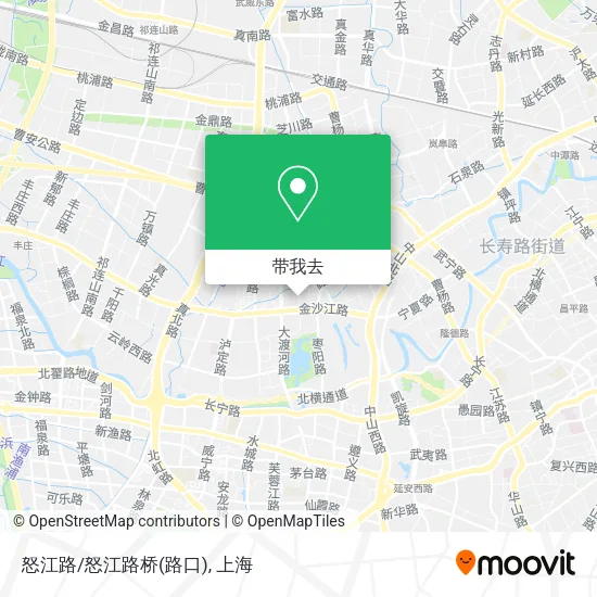怒江路/怒江路桥(路口)地图