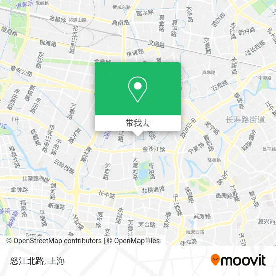 怒江北路地图