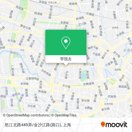 怒江北路449弄/金沙江路(路口)地图