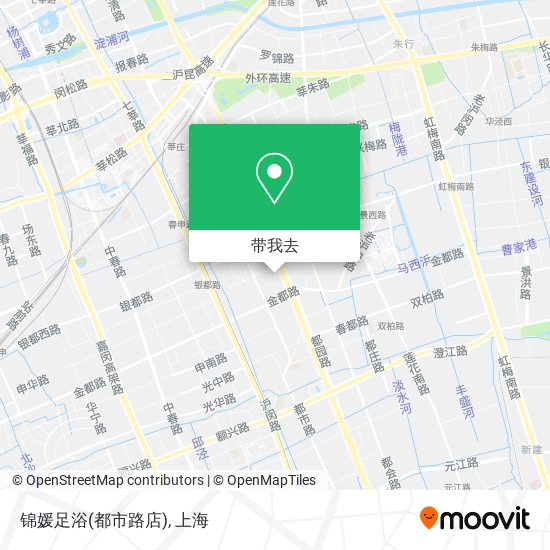 锦媛足浴(都市路店)地图