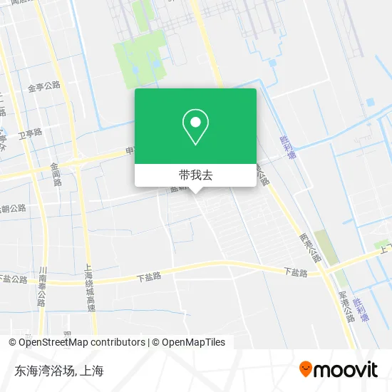 东海湾浴场地图