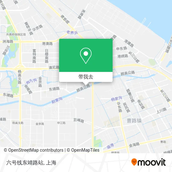 六号线东靖路站地图