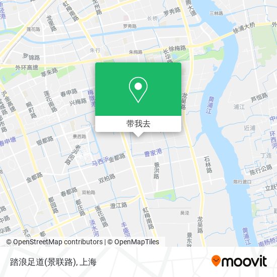 踏浪足道(景联路)地图