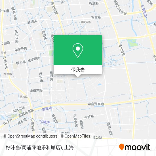 好味当(周浦绿地乐和城店)地图