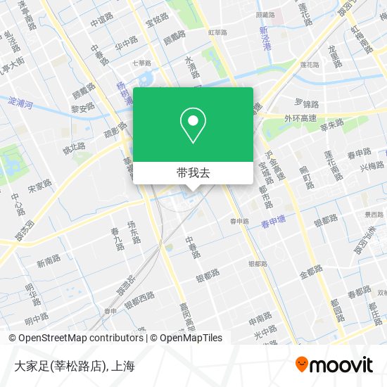 大家足(莘松路店)地图