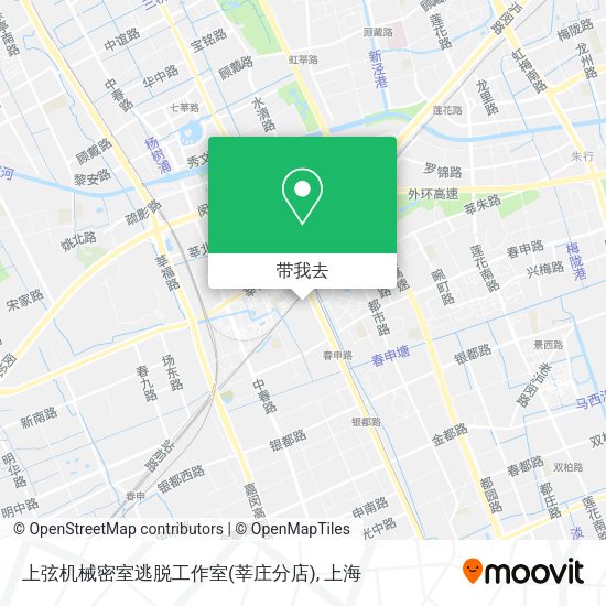上弦机械密室逃脱工作室(莘庄分店)地图