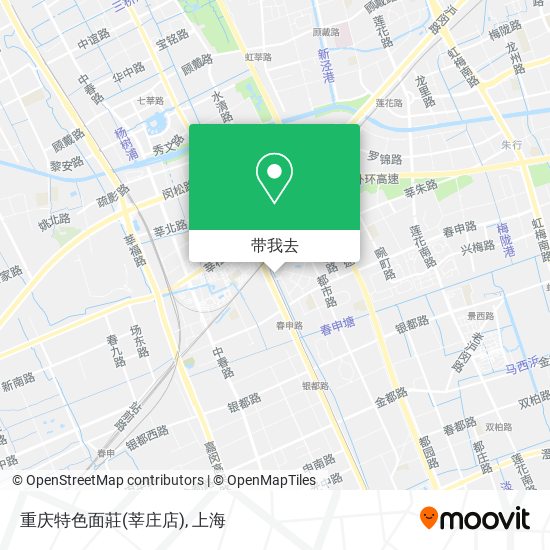 重庆特色面莊(莘庄店)地图
