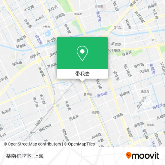 莘南棋牌室地图