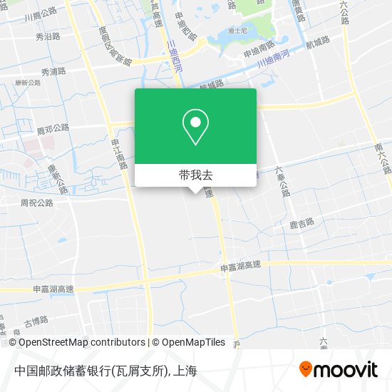 中国邮政储蓄银行(瓦屑支所)地图