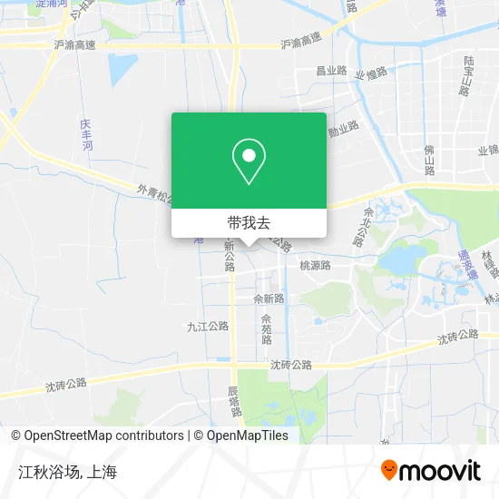 江秋浴场地图