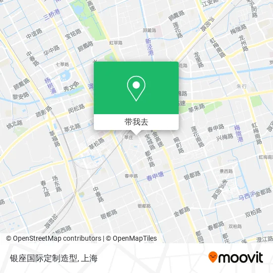 银座国际定制造型地图