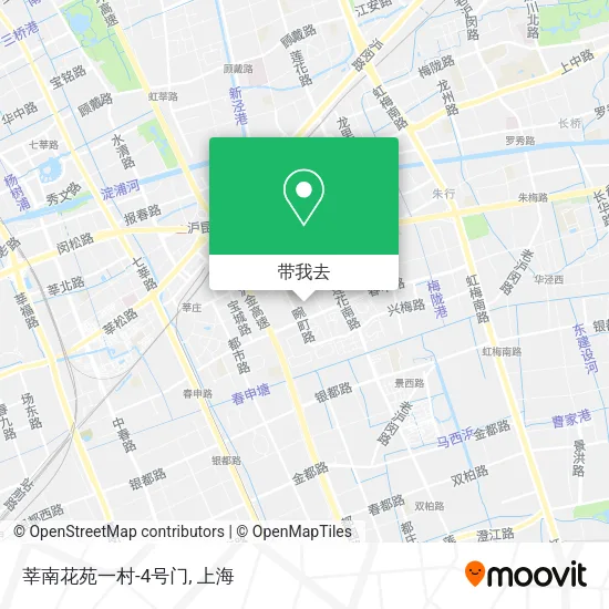 莘南花苑一村-4号门地图