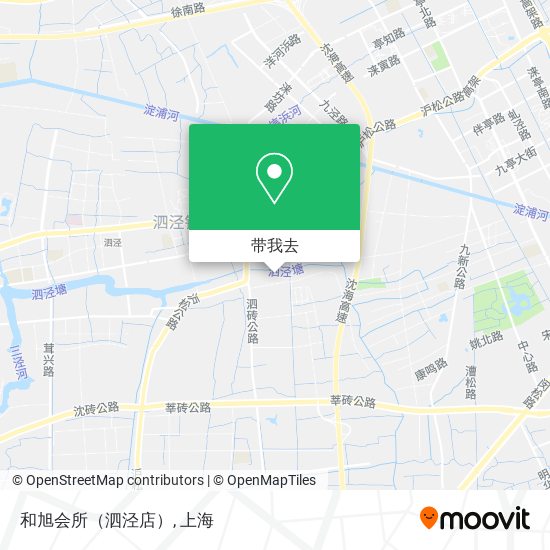 和旭会所（泗泾店）地图