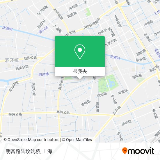 明富路陆坟沟桥地图